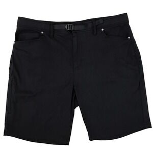 Gerry Performance Shorts Mens 40 Black Bermuda Stretch 5 Pockets Hiking Gorpcore